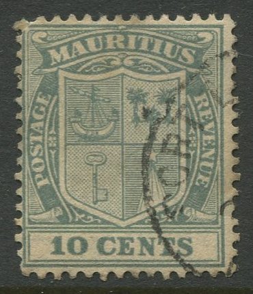 STAMP STATION PERTH Mauritius #171 Coat of Arms Used Wmk 4 -1921-1926