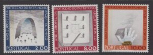 PORTUGAL SG1587/9 1975 EUROPEAN ARCHITECTURAL HERITAGE YEAR MNH