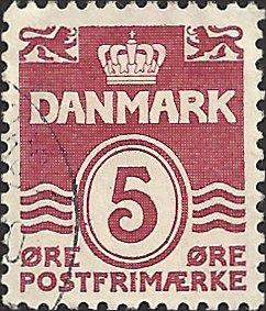 DENMARK -  #224 - Used - SCV-0.25