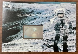 3413 Landing on the Moon Hologram Sheet of 1 FV $11.75 Issued in 2000