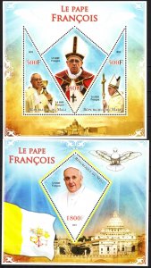 Mali 2013 Pope Francis Sheet + S/S MNH