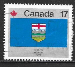 Canada 829: Alberta Flag, used, VF