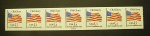 Scott 2892, 32 cent G OLD GLORY, PNC7 #S2222, MNH Coil Beauty