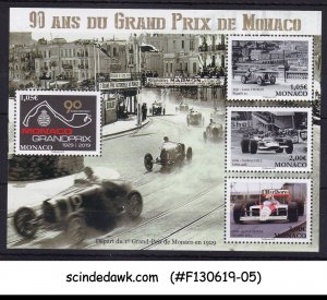 MONACO - 2019 90th ANNIV. OF THE MONACO GRAND PRIX MIN/SHT MNH