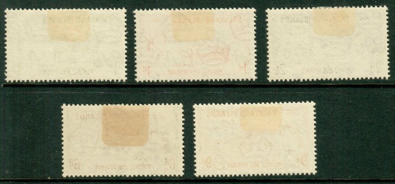 Falkland Islands QEII 1955 Part Set SG187/191 Mint Hinged MH