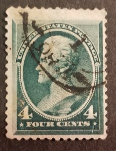 US Scott 211 1883 4 Cent Andrew Jackson Used Stamp z1168