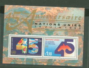 United Nations-Geneva #190  Souvenir Sheet