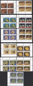 Australia SG919/37 1984 Marine Life Set in Blocks U/M