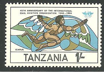 Tanzania #246, Icarus, Mint-NH**-