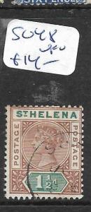 ST HELENA  (PP1901B) QV 1 1/2D  SG 48 VFU