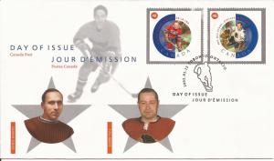 2002 Canada FDC Sc 1935a-1935e -NHL All Stars - 3 (3)