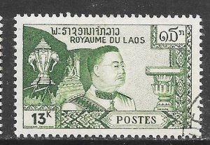Laos 55: 13k King Sisavang-Vong, used, F-VF