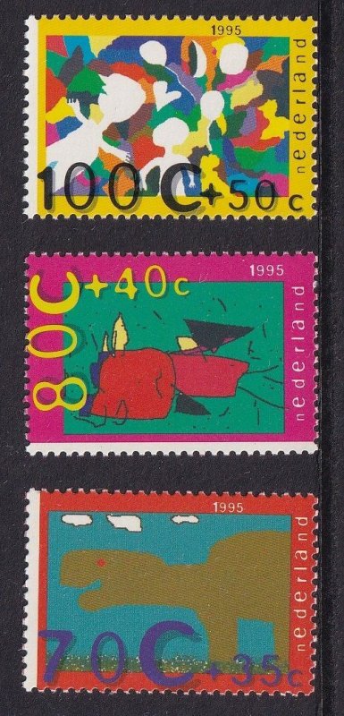 Netherlands  #B689-B691  MNH  1995  child welfare