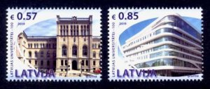 Latvia Sc# 1031-2 MNH University of Latvia Centenary