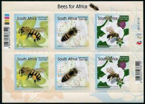 HERRICKSTAMP NEW ISSUES SOUTH AFRICA Bees Self-Adhesive S/S