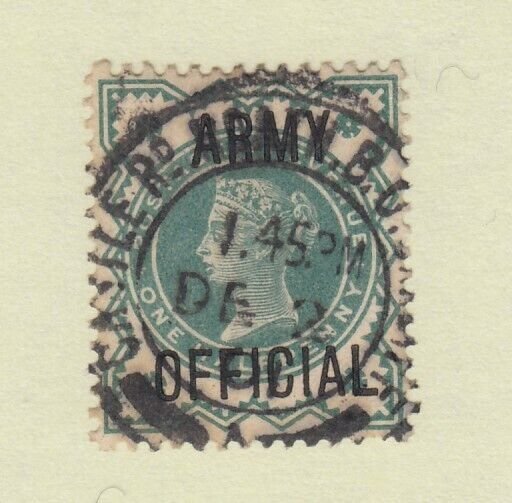 GB QV 1900 1/2d Army Official SGO46 FU BP8809