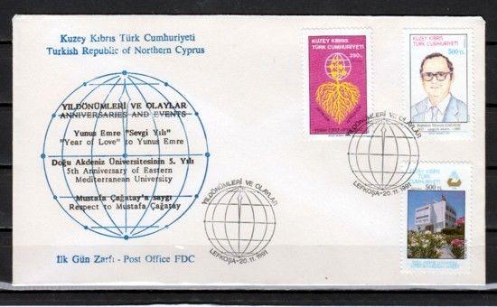 Turkish Rep. of Cyprus, Scott cat. 309-311. World Food Day. First day cover. ^