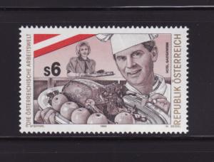 Austria 1703 Set MNH Chef and Waitress