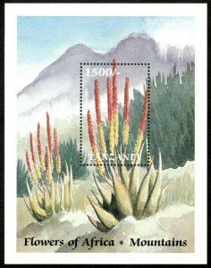 Tanzania 1999 - Mountain Flowers of Africa - Souvenir Sheet - 2039 - MNH