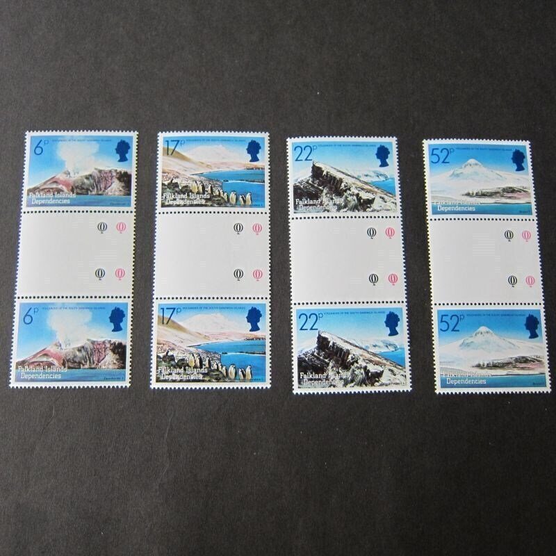 Falkland Islands Dependency 1984 Sc 1L84-87 Gutter pair set MNH