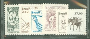 Brazil #1653-7 Mint (NH) Single (Complete Set)