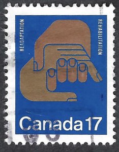 Canada #856 17¢ Rehabilitation (1980). Used.