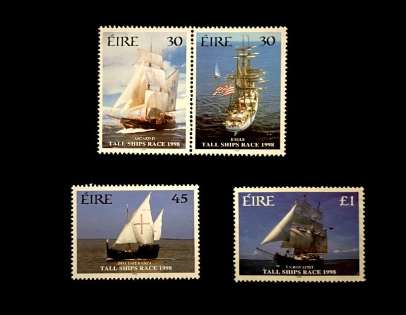 Ireland: 1998  Cutty Sark International Tall Ships Race,  MNH set.