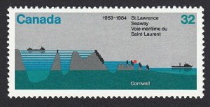 SEAWAY LOCKS = Canada 1984 #1015 MNH