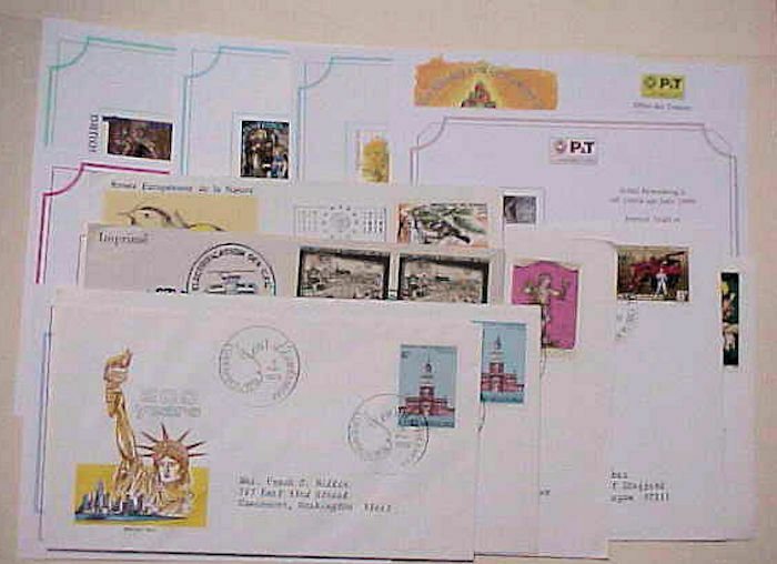 LUXEMBOURG  16 DIFF.  8 ARE CHRISTMAS CARD FDC 1955/2000