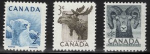 Canada Scott 322-324 MNH** wildlife stamp set