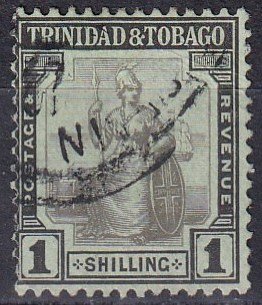 Trinidad  & Tobago #7  F-VF Used  CV $3.50  (Z1584)