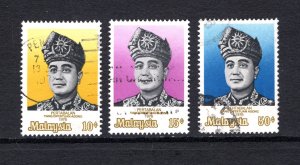 Malaysia SC #141-3   VF, Used, Sultan Jahya Petra, Paramount Ruler ..... 3710054