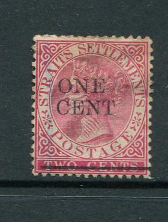 Straits Settlements #77 Used