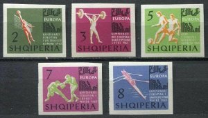 1963 Albania 768-772b Eurosport - Soccer 35,00 €