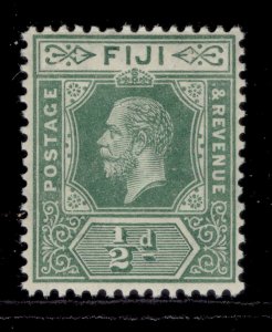 FIJI GV SG126, ½d green, NH MINT. WMK MULT CA