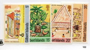 Gilbert Islands, Scott #285-88, Mint, Never Hinged complete set