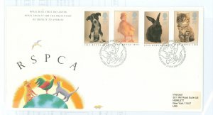 Great Britain 1300-03 1990 Prevention of Cruelty to animals - FDC