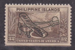 Philippines # C51, Airplane Overprint, Mint NH, 1/3 Cat.