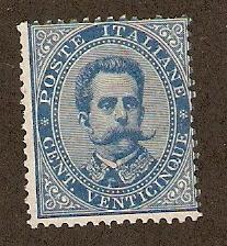 Italy Scott # 48  Mint no gum,  High cat. value