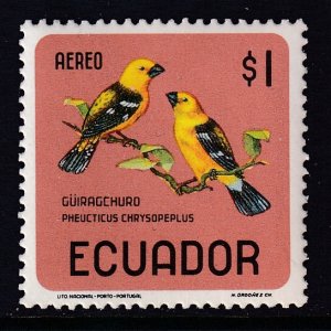 Ecuador C441 Bird MNH VF