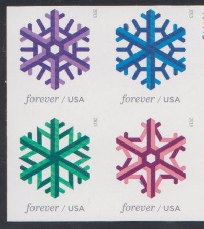 US Modern Imperf 2015 Complete Year Set - Singles