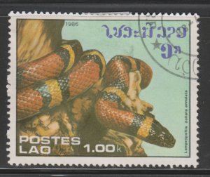 Laos 724 Snakes 1986