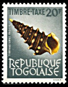 Togo J63, MNH, Sea Snail, West African Mud Creeper