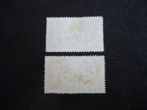 Stamps - Great Britain - Scott# 222-223 - Used Part Set of 2 Stamps