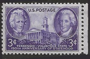 # 941 MINT NEVER HINGED TENNESSEE STATEHOOD 150TH ANNIV.