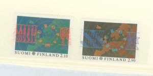 Finland #866-867 Mint (NH) Single (Complete Set) (Europa) (Space)