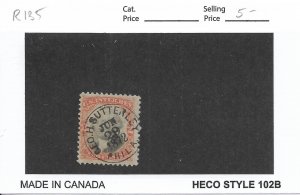 2c 3rd Issue Revenue Tax Stamp, Sc # R135, used. Nice Canx (55922)