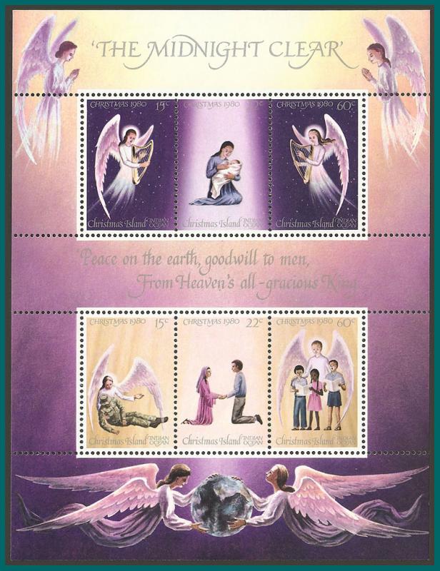 Christmas Island 1980 Christmas, MNH  #111,SG130a