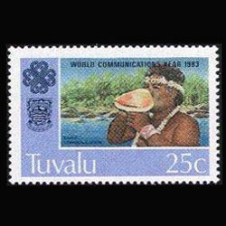 TUVALU 1983 - Scott# 212 Communication 25c NH