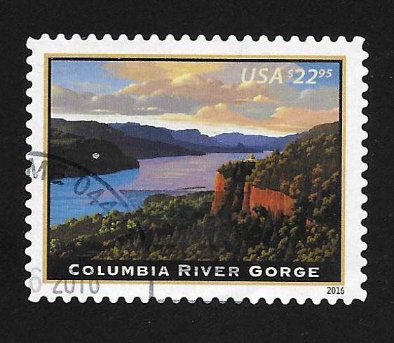 SC# 5041 - $22.95 - Express Mail, Columbia River Gorge Used, Off Paper